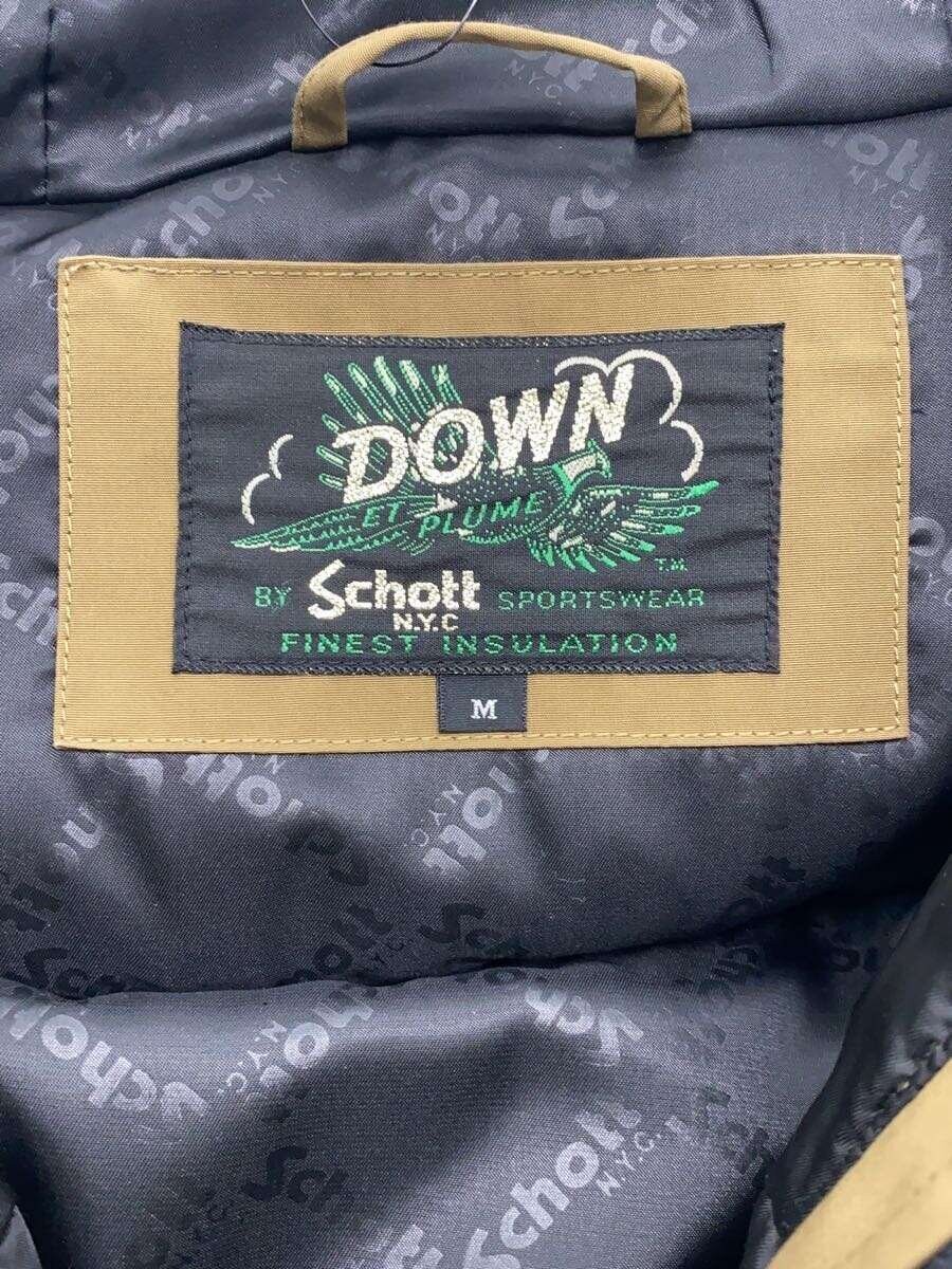 Schott Down Jacket M Polyester Camel - image 3