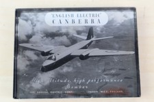 Rare Vintage 1950's English Electric Canberra Bomber Glass Paperweight EXC Cond