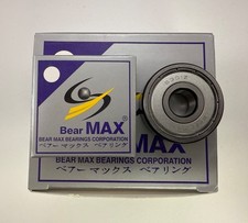 10 pcs BearMAX 6301-ZZ E 12x37x12mm Metal Seal Deep Groove Ball Bearings 6301ZZ
