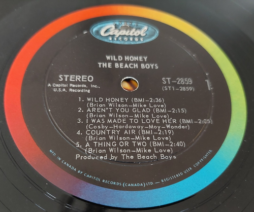 THE BEACH BOYS LP " Wild Honey " CAPITOL Canada 1967' - Picture 4 of 4