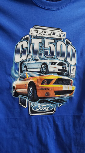 Shelby G.T. 500 Ford T-Shirt Tee Robust Grafik Neuheit Oldtimer Auto Lizenziert Neu - Bild 31 von 36