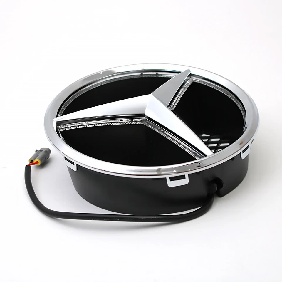 For Mercedes Benz W204 C180 GLK300 B160 Front Grille Led Logo Star Badge Emblem - Image 4 of 4