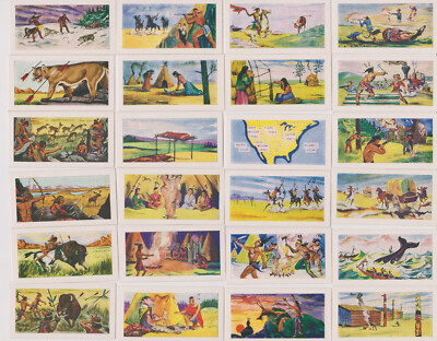 Kane Products - Red Indians 1st & 2nd Series. Complete set. 50 cards ...