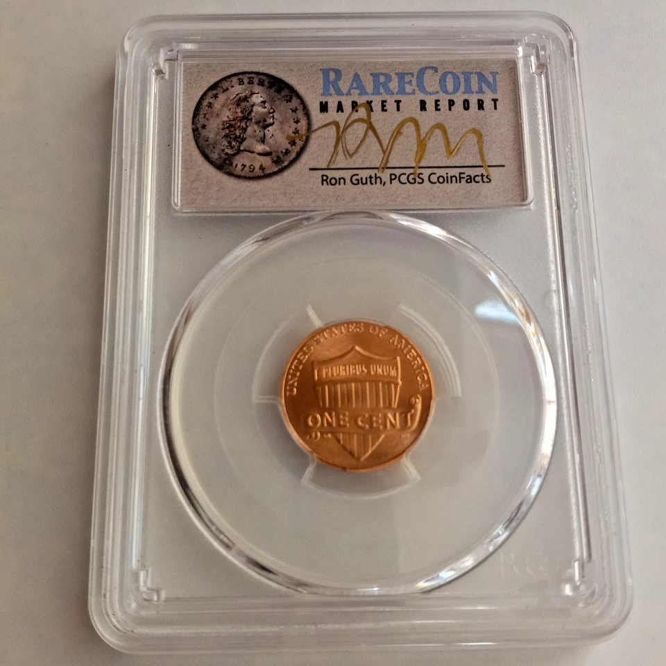 2017-P Lincoln Cent PCGS Gem BU Denver ANA RCMR Sig. Conjunto de colecionador - Pop Of 250! - Imagem 3 de 4