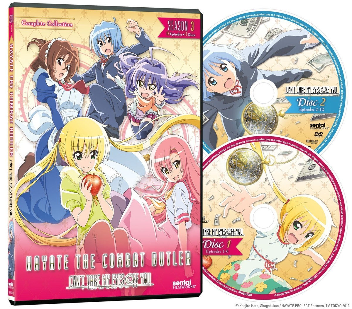 Hayate the Combat Butler Season 3 Complete Collection DVD