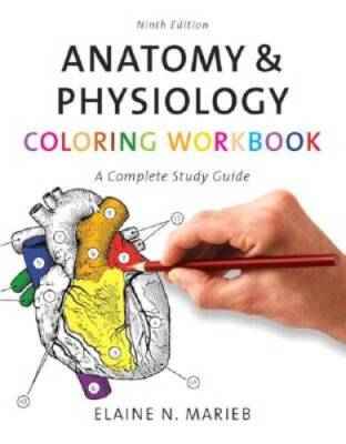 #ad #ad Anatomy amp; Physiology Coloring Workbook: A Complete Study Guide 9th E GOOD $5.21
