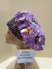 Hello Kitty Costumes Halloween Women's Bouffant Surgical Scrub Hat/Cap Handmade