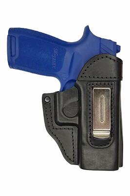 IWB 6 Leder Holster für Sig Sauer P320 C P 320 320 compact schwarz NEU VlaMiTex