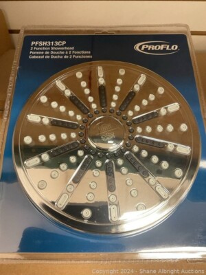 Shower Head PROFLO 2.5 GPM Multi Function Shower Head Model PFSH313CP