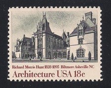 BILTMORE MANSION - ASHEVILLE, NC - U.S. POSTAGE STAMP - MINT CONDITION