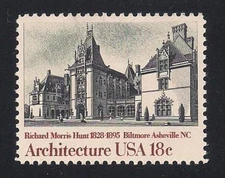BILTMORE MANSION - ASHEVILLE, NC - U.S. POSTAGE STAMP - MINT CONDITION