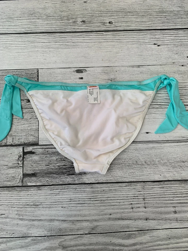 Vintage Maia Swim Bottom Women's Large Side Tie Hawaiian Retro Bikini Beach Y2K - Image 4 of 4