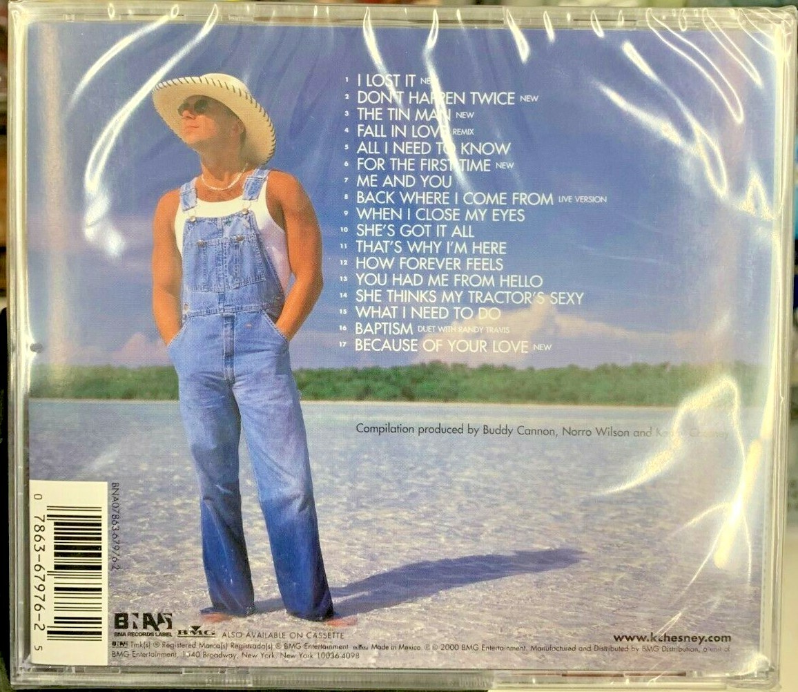 Kenny Chesney Greatest Hits CD When I Close My Eyes, She Thinks My