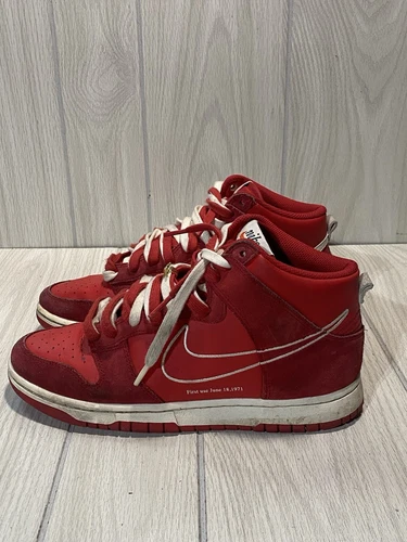 Size 9.5 - Nike Dunk SE High First Use Pack - University Red (DH0960-600)