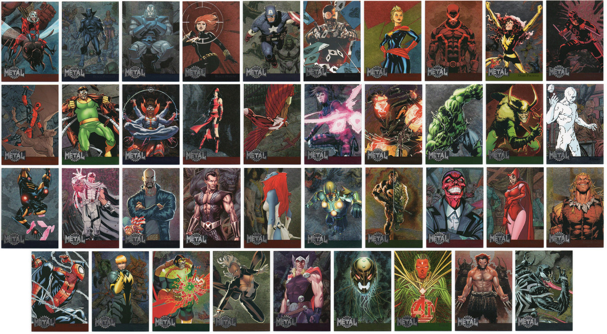 2015 fleer retro marvel 1995 marvel metal blaster - pick any