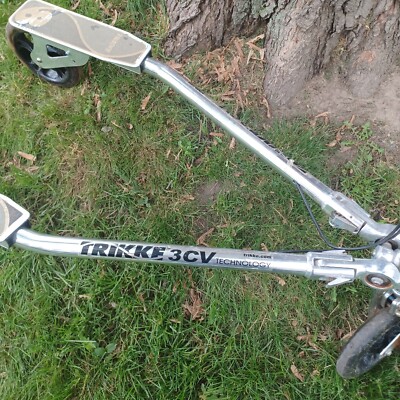 Trikke T8 3CV Aluminum Adult 3 Wheel Carver Scooter Foldable w