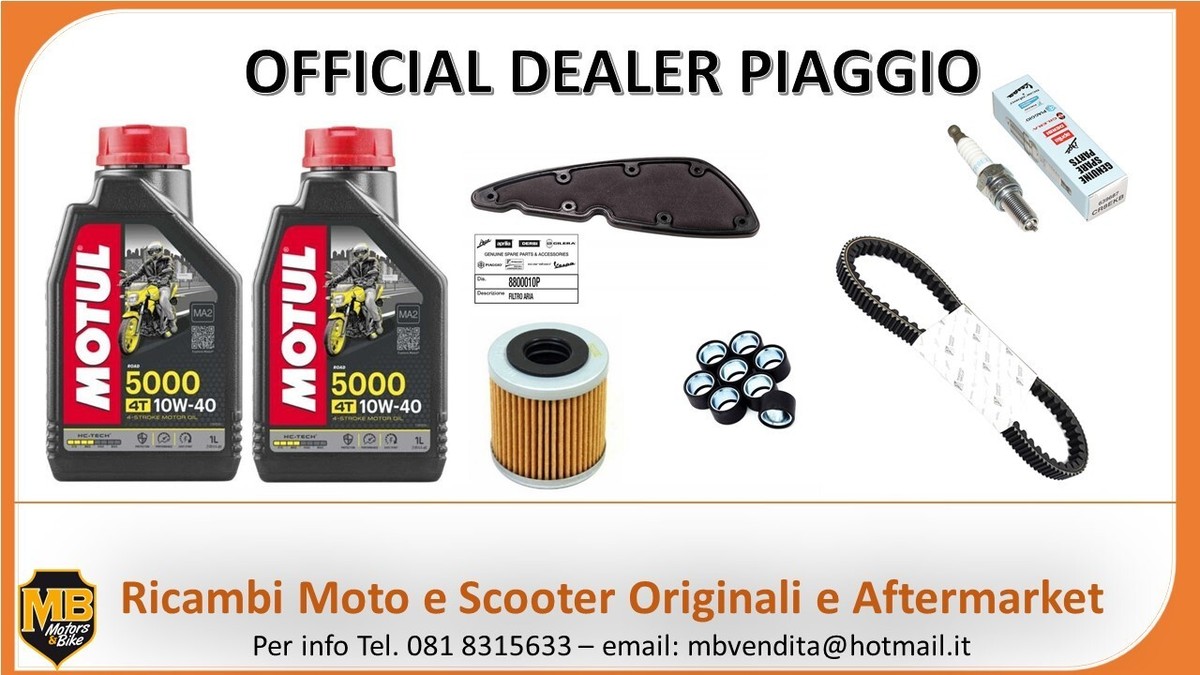 Tagliando PIAGGIO Beverly 350 ST 2011 2012 2013 2014 Kit Olio - Foto 10