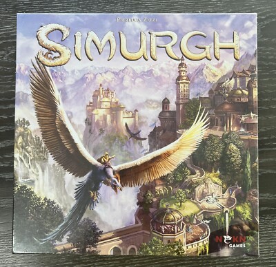 Simurgh Board Game by Pierluca Zizzi 2015 NSKN Legendary Games, New and Sealed