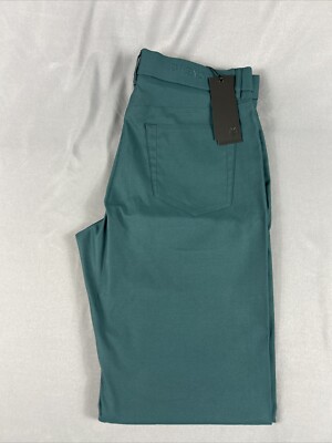 Greyson Golf Pants Wainscott Trousers 33 x 32 Forrest Green Polyester MSRP $198