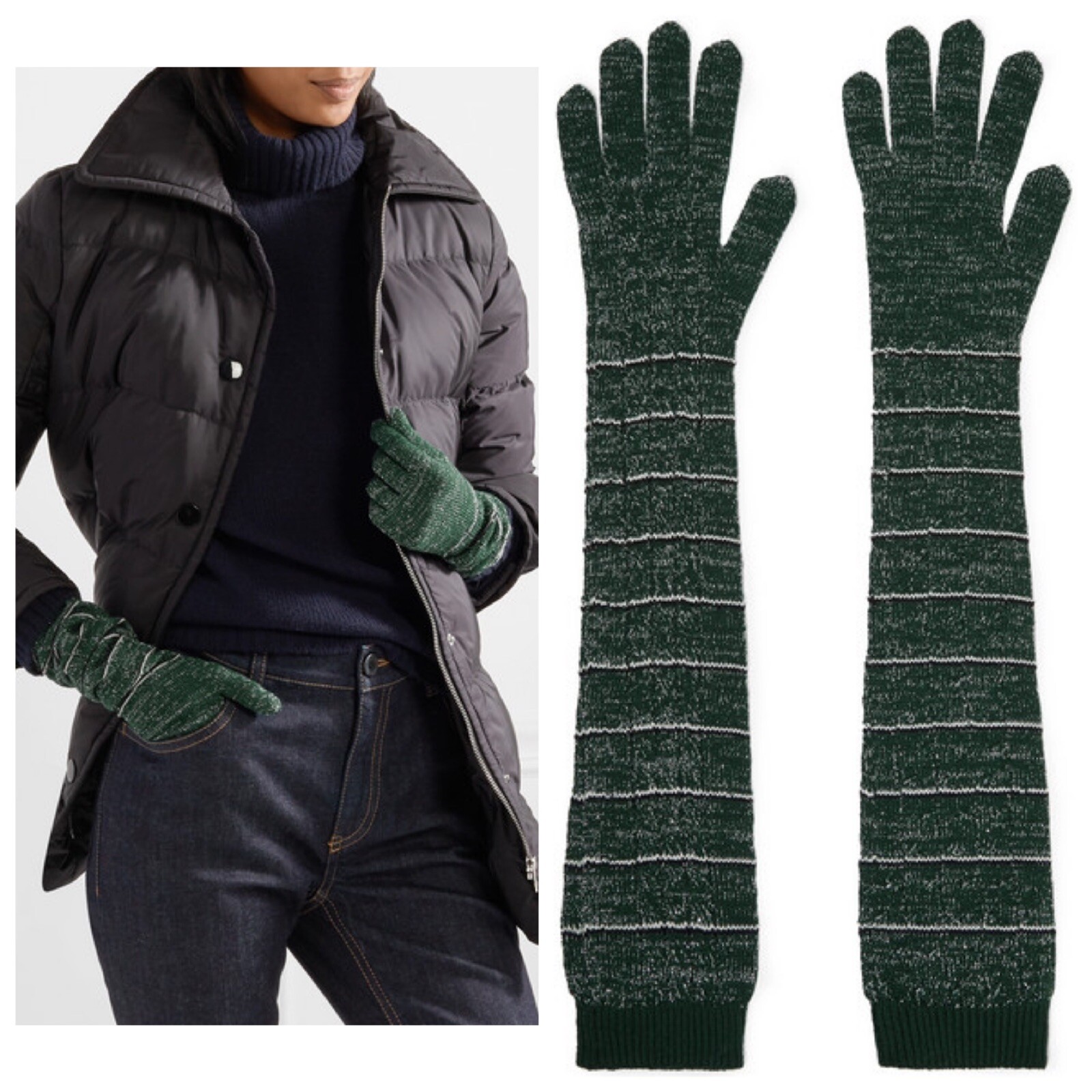 Top 51+ imagen prada knit gloves Thcshoanghoathambadinh.edu.vn