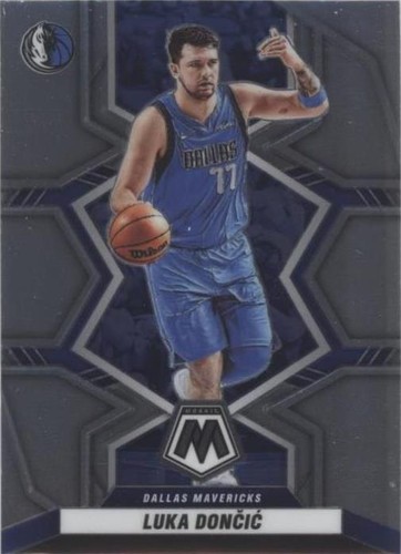 2021-22 Panini Select - Premier Level Luka Dončić #117 Blue Prizm