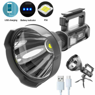 20000LM Super Hell LED Handscheinwerfer Camping Suchscheinwerfer Taschenlampe
