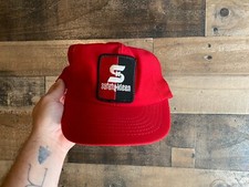 Safety Kleen Snapback Hat VTG Patch Cap Adult Mens Dad USA Made Black Red White