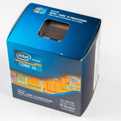 New-in-Box Intel Core i5-3570 Quad-Core 3.4GHz LGA1155 Processor Ivy Bridge 77W
