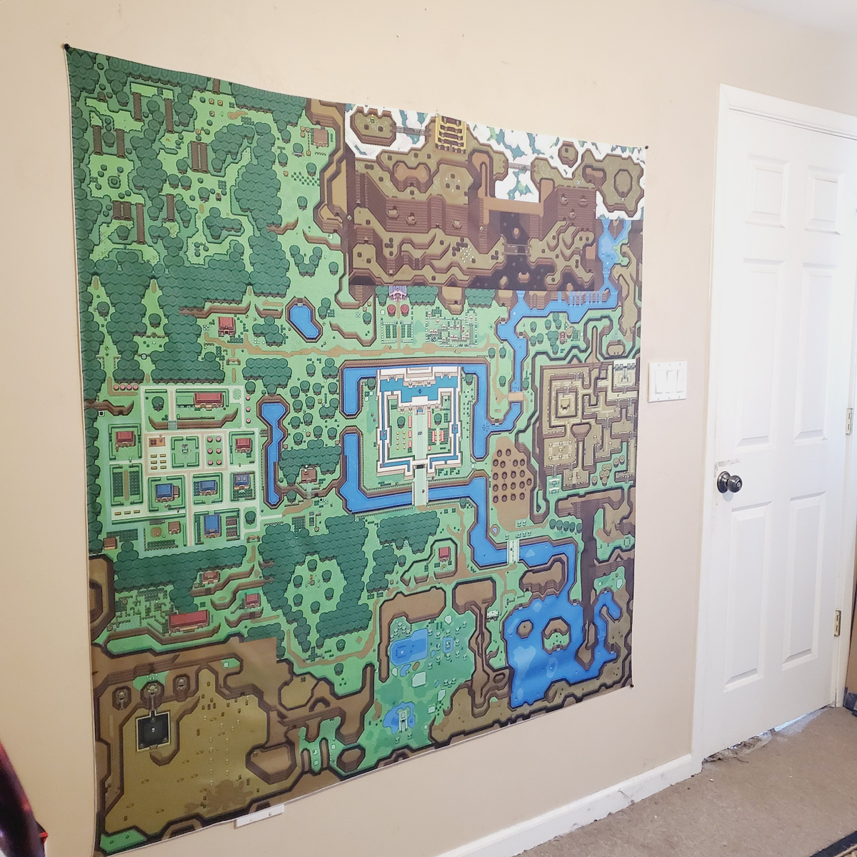 Coperta The Legend Of Zelda 160x200 Cm - Flanella Morbida Con Link E Triforce - Breath Of The Wild, Licenza Ufficiale