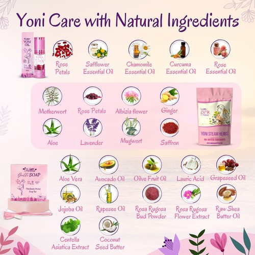 Fivona 5-in-1 Yoni Steam Kit - Seat, Steaming Herbs, Yoni Oil, Herbal Soap, Bag - Picture 3 of 8