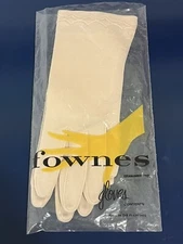 Townes Short Gloves Taupe Beige Soft Unlined Vtg 50s 60s NEW Original Packaging