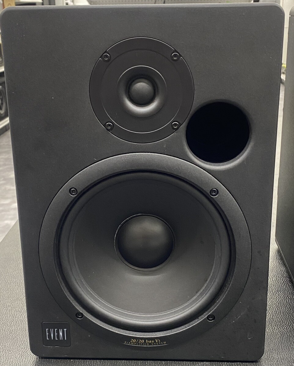 【良品】希少 EVENT 20/20 BAS V3 モニタースピーカー 業務用 20/20 BAS V3 8インチスタジオモニター｜SOUNDMART