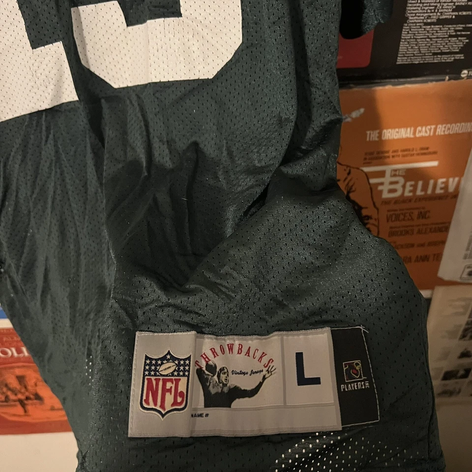 NFL Throwback Bart Starr Green Bay Packers Reebok Stitched Jersey Large - Imagem 3 de 4