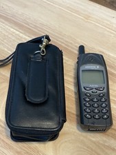 Vtg Ericsson Cell Phone A2218z with Case Wallet Zipper Combined  READ  Parts