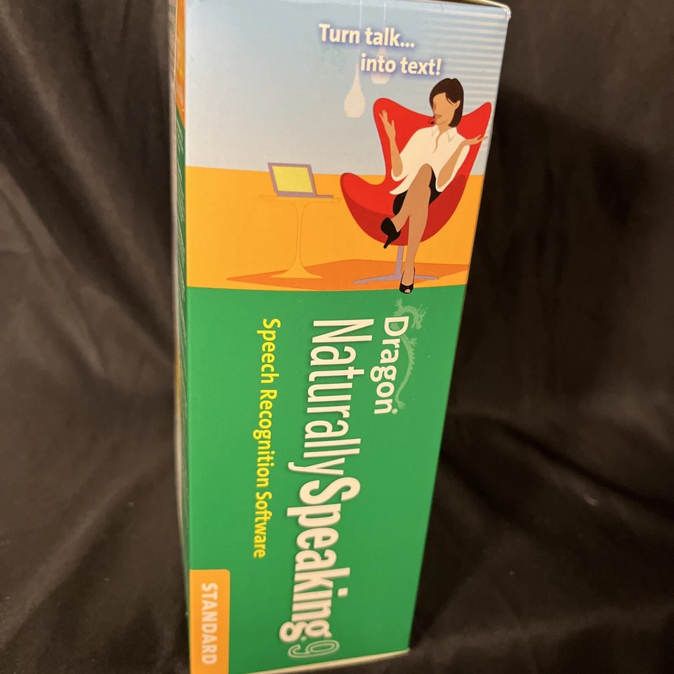 Dragon Naturally Speaking 9 Standard SPEECH RECOGNITION SOFTWARE NEW NEVER OPEN - Image 4 of 4