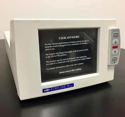 Fresenius Medical Care Crit-Line III TQA Blood HCT Hematocrit Level Monitor