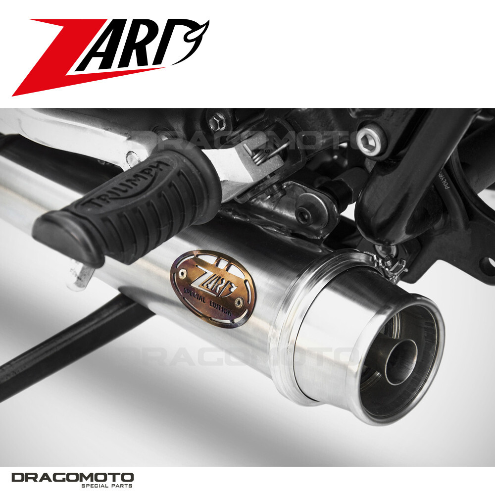 T1000様 BONNEVILLE T100 TRIUMPH 2015 2016 ZARD Full exhaust 2 INTO 2 RC