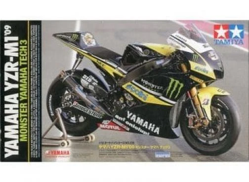 Tamiya 1/12 Yamaha YZR-M1’09 Monster Yamaha Tech 3 Motorbike Model Kit 14119 - Image 2 of 2