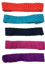 Baby Assorted Girls Multicolor 7" Headbands Lot of 5