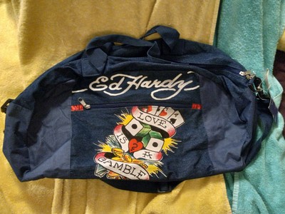 Ed Hardy Duffle Bag -Love Is A Gamble 