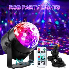 RGB Strobe LED Disco Party Lights DJ Dance Ball Light Sound Activated Club Lamp