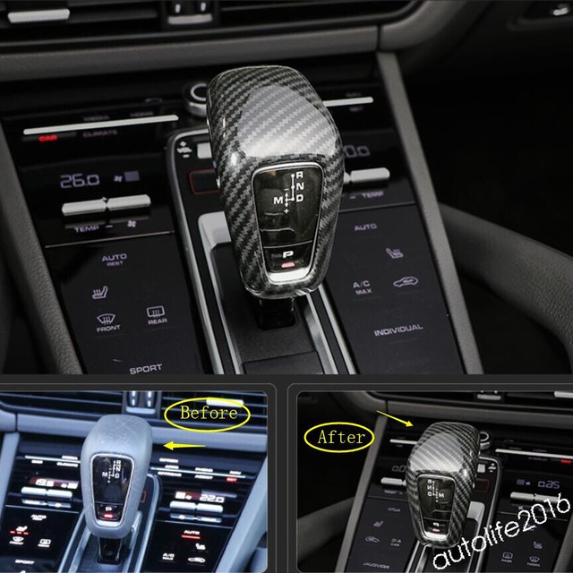 Accessories For Porsche Cayenne 2018 2021 Gearshift Head Knob Handle