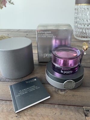La Prairie Platinum Rare Haute-Rejuvenation Eye Cream EMPTY JAR w