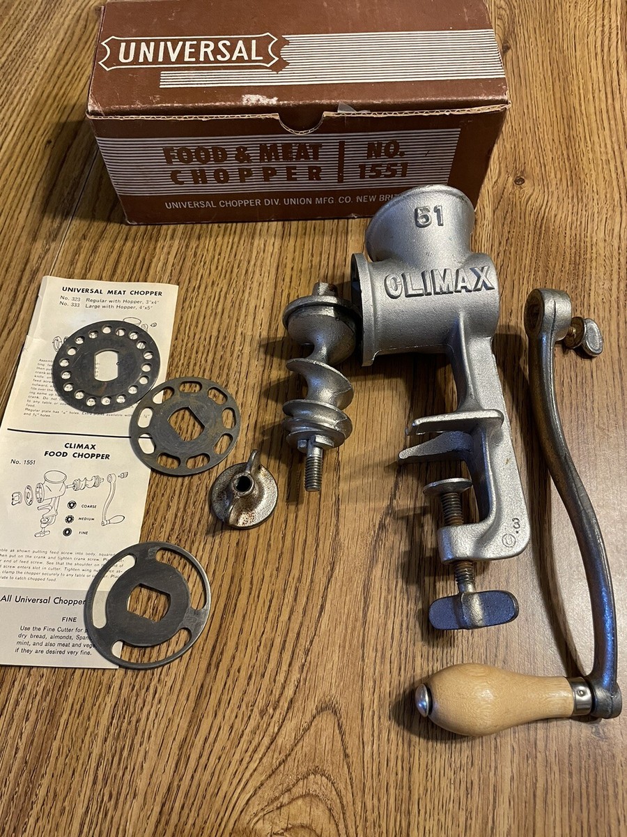 Vintage Universal Food And Meat Chopper No. 1551 Original