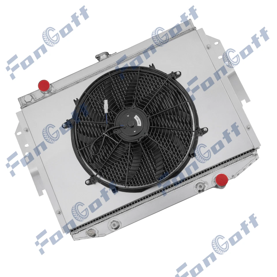3 Row Radiator Shroud Fan FIT 1976-89 Dodge Aspen Diplomat/Plymouth Volare 5.9L - Image 4 of 4