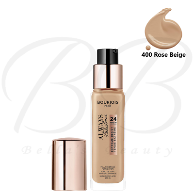 Bourjois Always Fabulous 24H Foundation – Hochdeckend, Halbmatt Mit Hyaluronsäure & SPF 20
