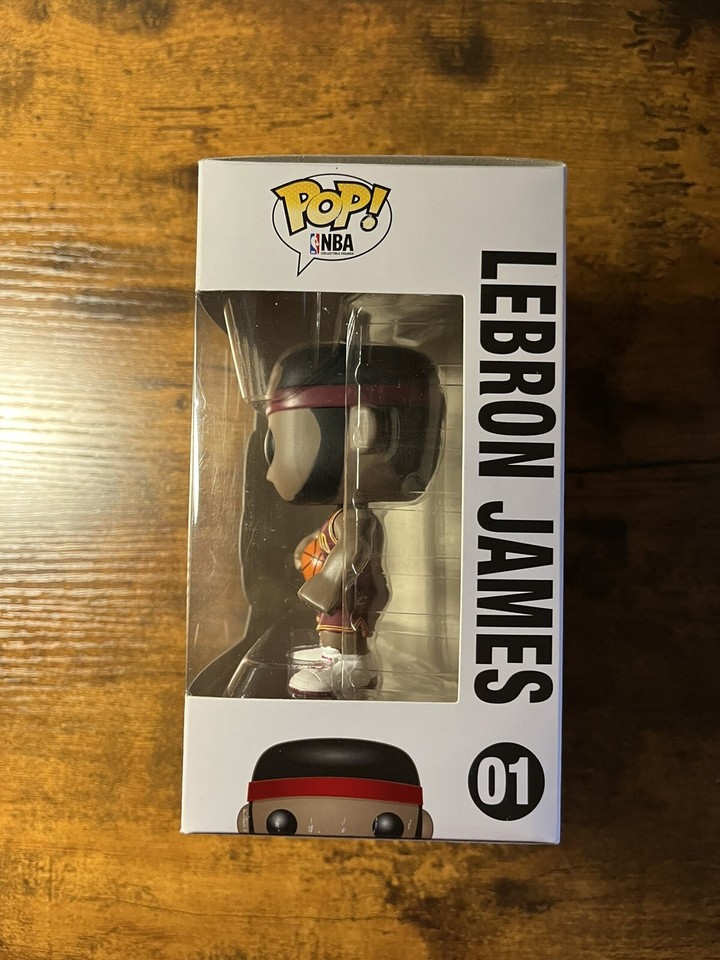 Funko Pop! LeBron James Cleveland Cavaliers 01 Vinyl Figure eBay