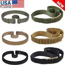 50 Rounds Bandolier Cartridge Belt Carrier for 308 Cal. 30-30 30-06 410 556 762