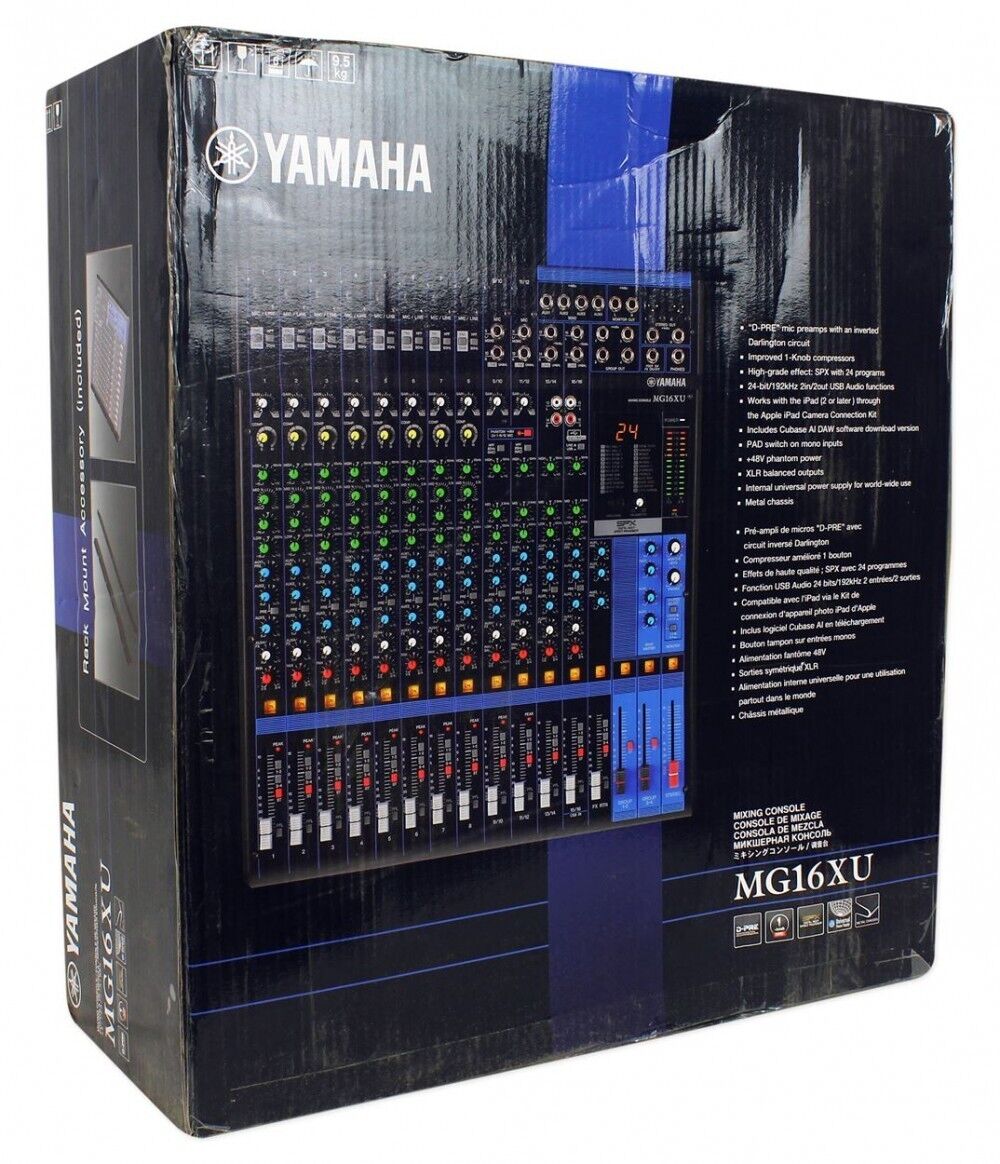 Yamaha MG16XU 16-Channel Console MG-16-xu MG16 XU MG 16 XU Yamaha MG16XU 16-Channel Console MG-16-xu MG16 XU MG 16 XU