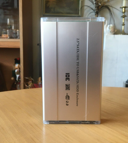 "ATA"" 2,5" SATA/IDE TO USB&SATA FESTPLATTENGEHÄUSE MIT HÜLLE ABER OHNE KABEL"